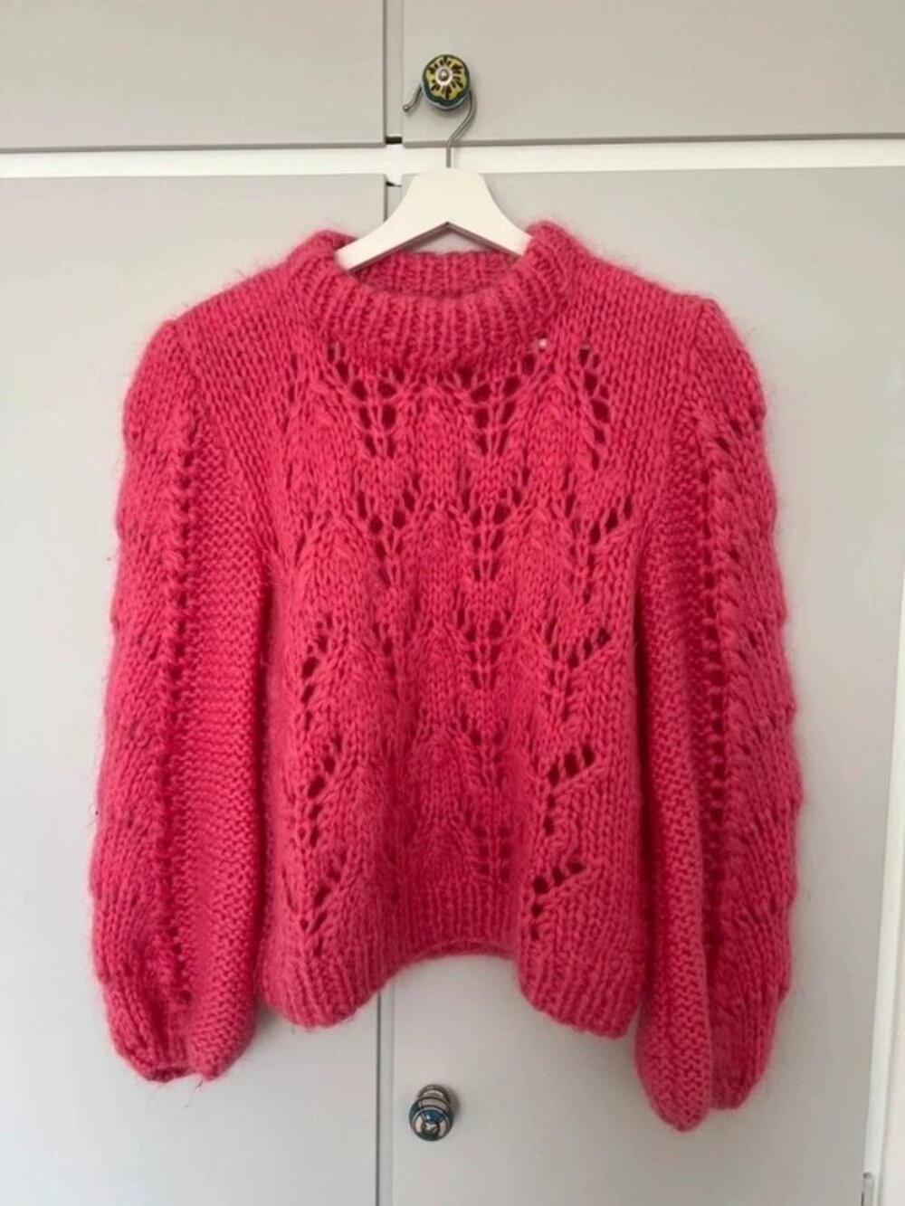 GANNI Julliard Mohair Wool Knit Sweater S